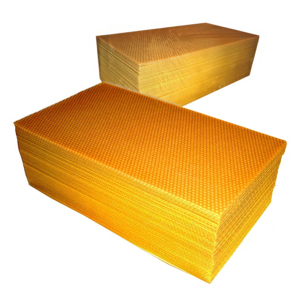 Mittelwände Langstroth/Dadant US - 1/2 (137) - 424x114 mm